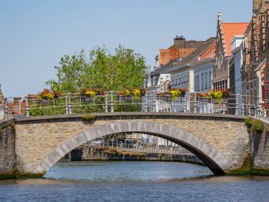 Belçika 'nın eski Bruges kenti.