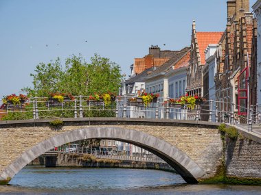 Belçika 'nın eski Bruges kenti.