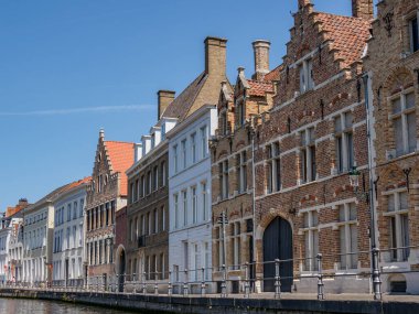 Belçika 'nın eski Bruges kenti.