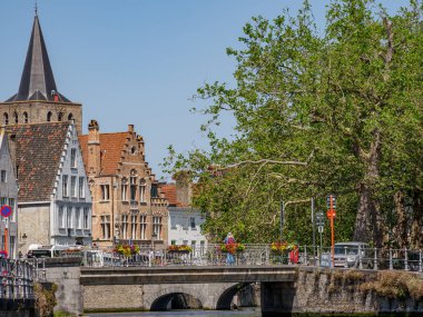 Belçika 'nın eski Bruges kenti.