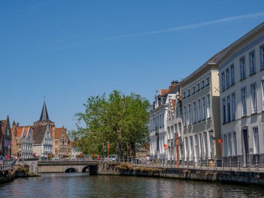 Belçika 'nın eski Bruges kenti.