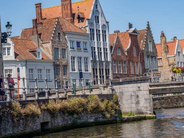 Belçika 'nın eski Bruges kenti.