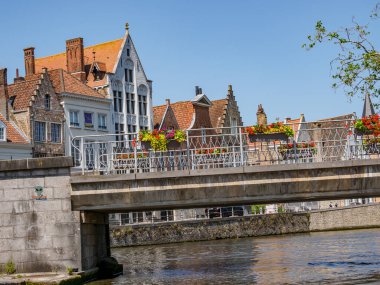 Belçika 'nın eski Bruges kenti.