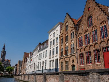 Belçika 'nın eski Bruges kenti.
