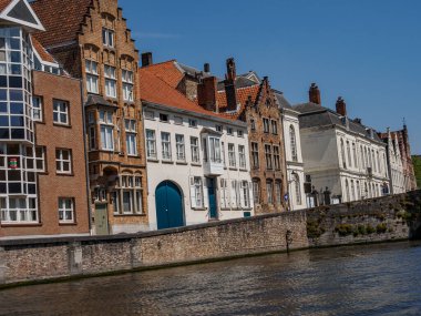 Belçika 'nın eski Bruges kenti.
