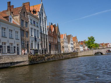 Belçika 'nın eski Bruges kenti.
