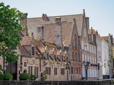 Belçika 'nın eski Bruges kenti.