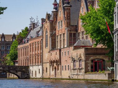 Belçika 'nın eski Bruges kenti.