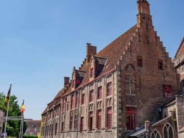 Belçika 'nın eski Bruges kenti.