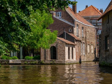 Belçika 'nın eski Bruges kenti.