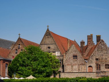 Belçika 'nın eski Bruges kenti.