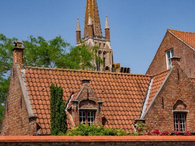 Belçika 'nın eski Bruges kenti.