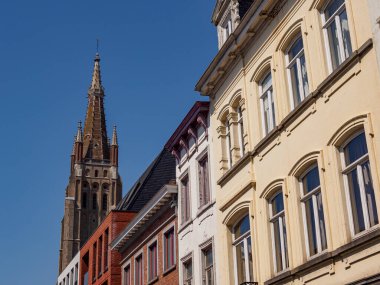 Belçika 'nın eski Bruges kenti.