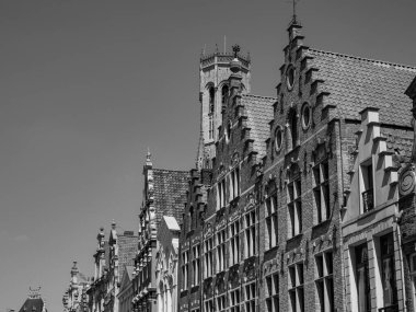 Belçika 'nın eski Bruges kenti.