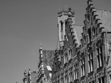 Belçika 'nın eski Bruges kenti.