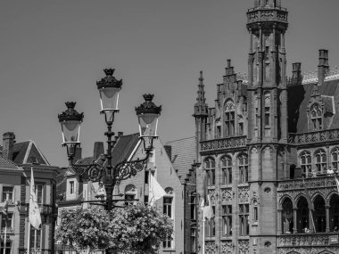 Belçika 'nın eski Bruges kenti.