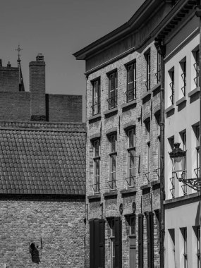 Belçika 'nın eski Bruges kenti.