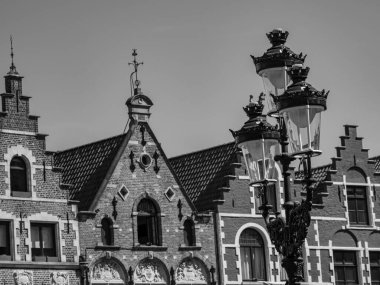 Belçika 'nın eski Bruges kenti.