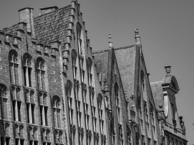 Belçika 'nın eski Bruges kenti.