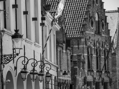 Belçika 'nın eski Bruges kenti.