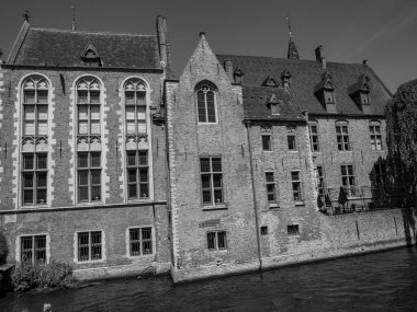 Belçika 'nın eski Bruges kenti.