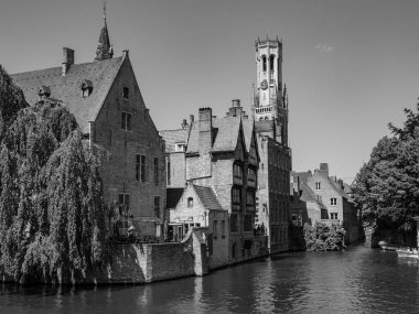 Belçika 'nın eski Bruges kenti.