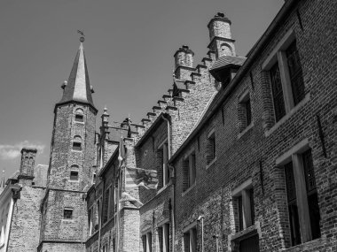 Belçika 'nın eski Bruges kenti.