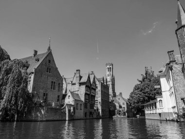 Belçika 'nın eski Bruges kenti.