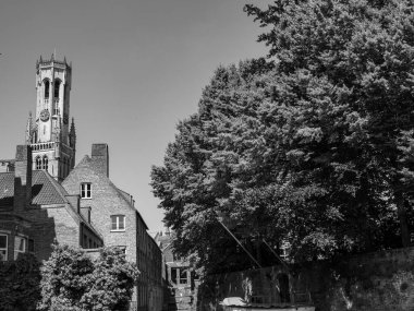 Belçika 'nın eski Bruges kenti.