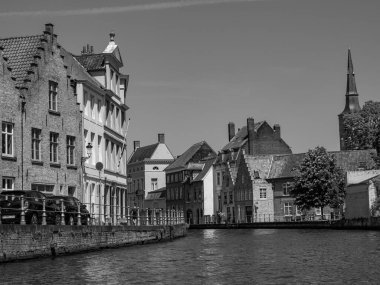 Belçika 'nın eski Bruges kenti.