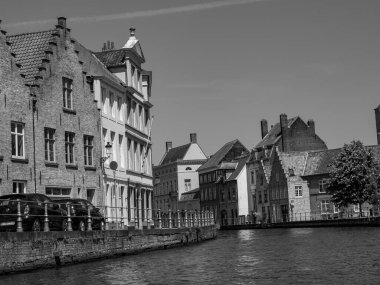 Belçika 'nın eski Bruges kenti.