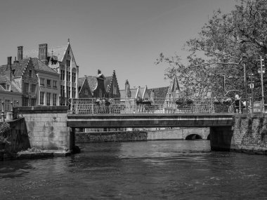 Belçika 'nın eski Bruges kenti.