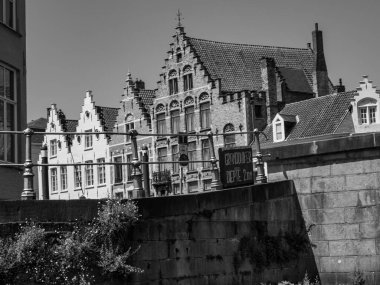 Belçika 'nın eski Bruges kenti.