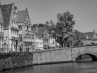 Belçika 'nın eski Bruges kenti.