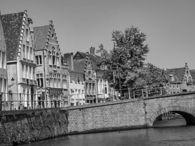 Belçika 'nın eski Bruges kenti.