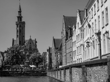 Belçika 'nın eski Bruges kenti.