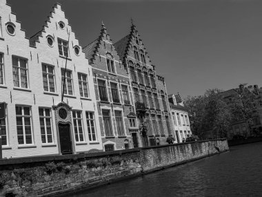 Belçika 'nın eski Bruges kenti.