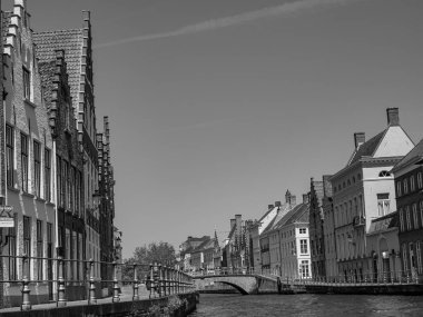 Belçika 'nın eski Bruges kenti.