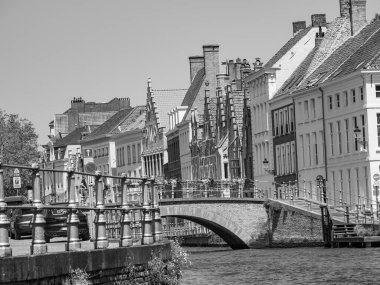 Belçika 'nın eski Bruges kenti.