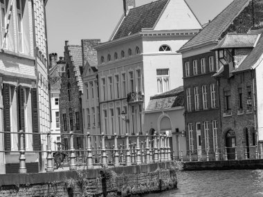 Belçika 'nın eski Bruges kenti.