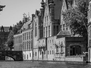 Belçika 'nın eski Bruges kenti.