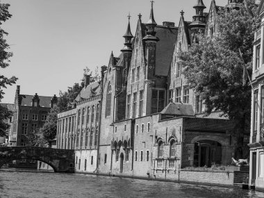 Belçika 'nın eski Bruges kenti.