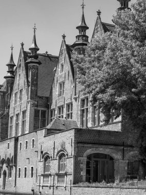 Belçika 'nın eski Bruges kenti.