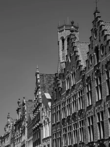 Старый Город Брюгге Бельгии — стоковое фото