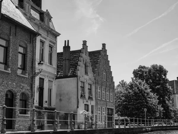 Oude Stad Brugge België — Stockfoto