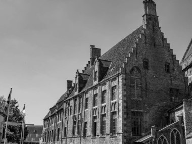 Belçika 'nın eski Bruges kenti.