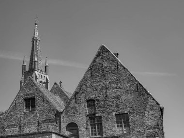 Belçika 'nın eski Bruges kenti.