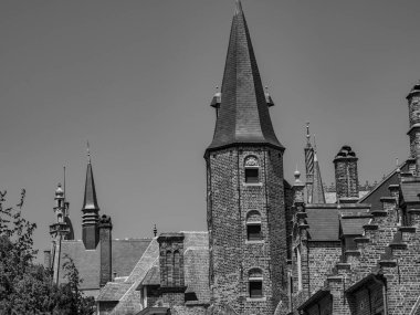 Belçika 'nın eski Bruges kenti.