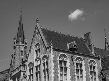 Belçika 'nın eski Bruges kenti.