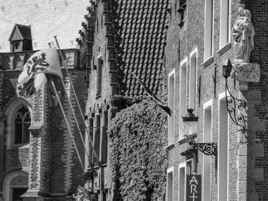 Belçika 'nın eski Bruges kenti.